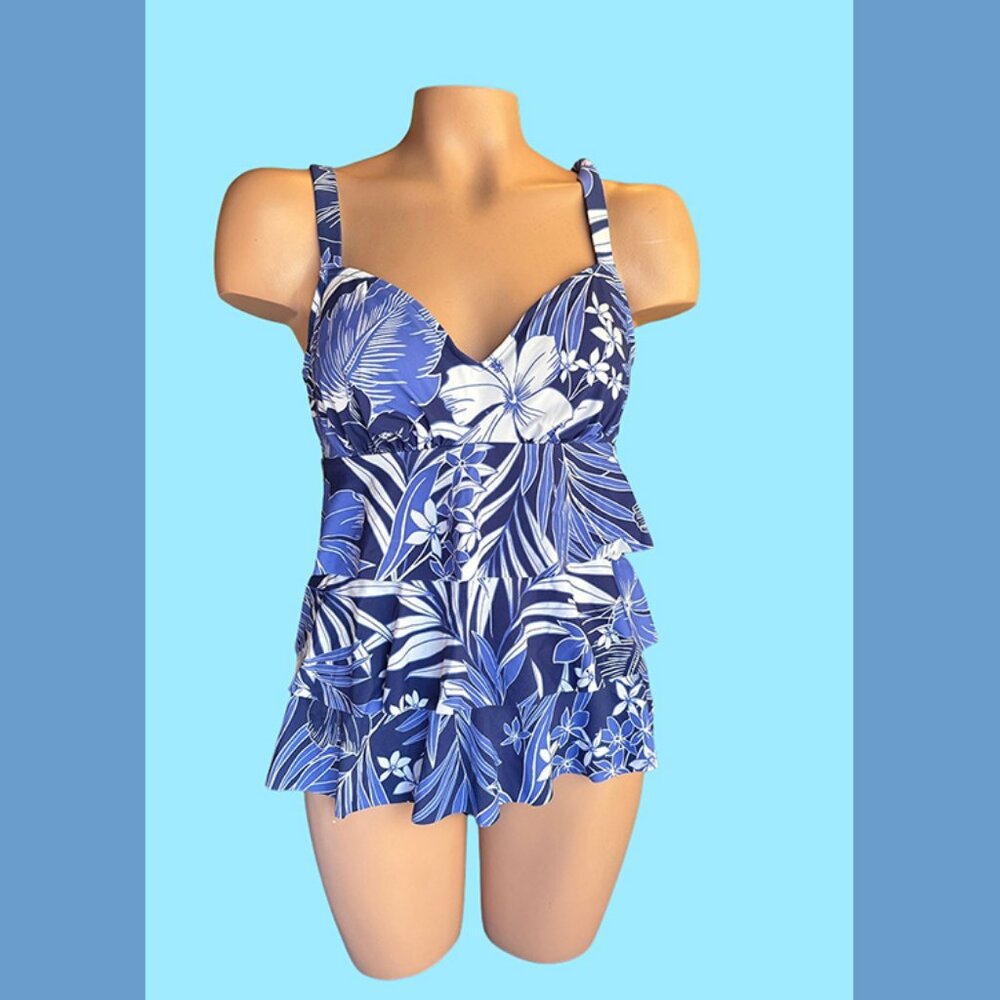 Penbrooke Shape Solver Tankini Top w Bottom
